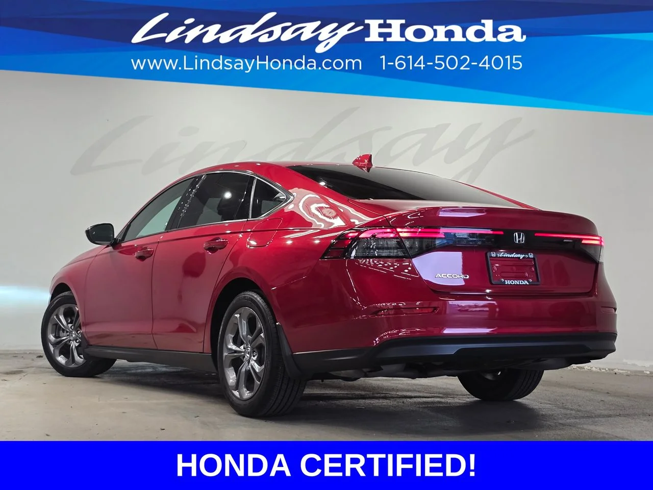 Certified Used 2024 Radiant Red Metallic Honda EX image 4