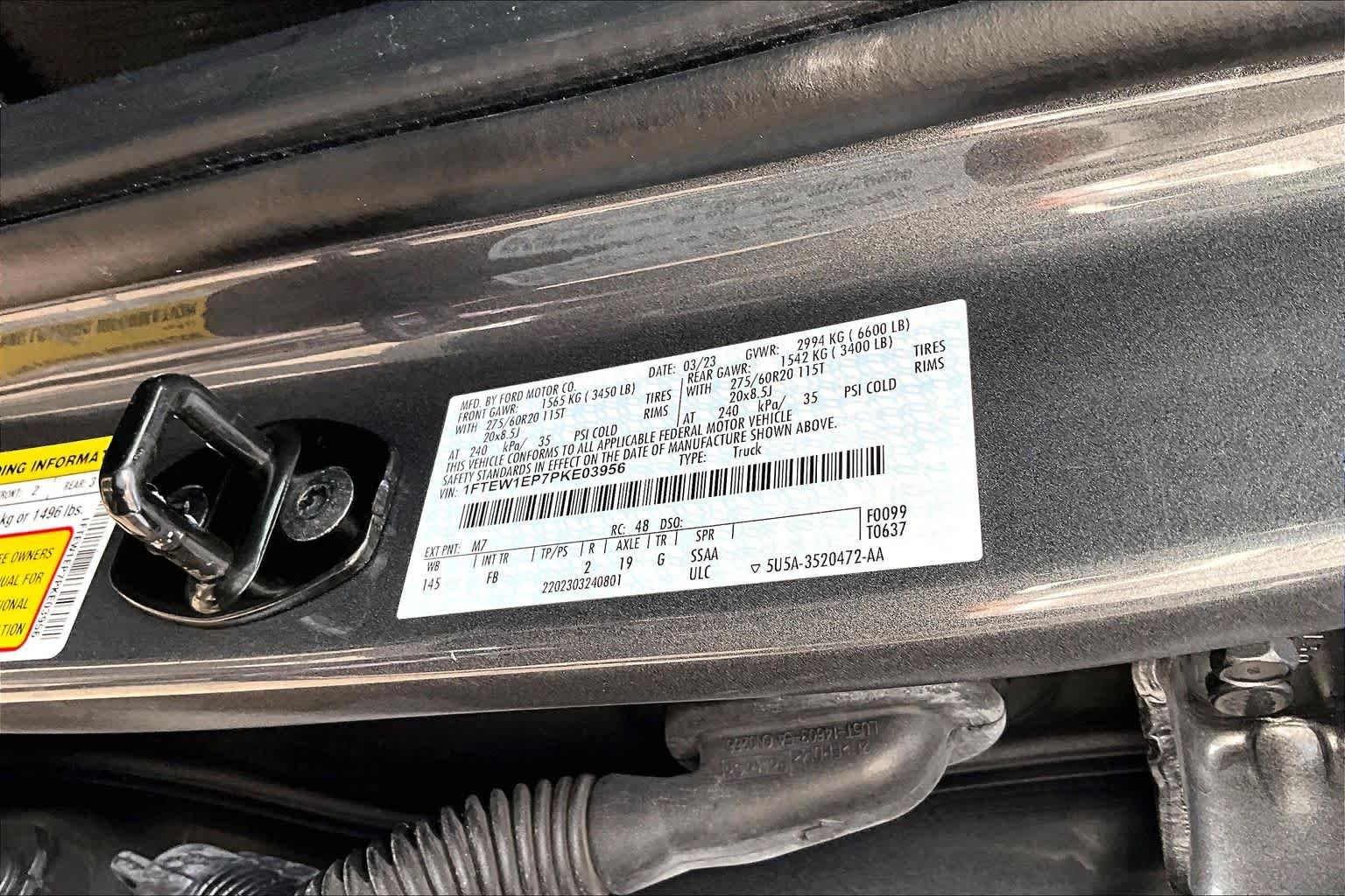 Used 2023 Carbonized Gray Metallic Ford XLT image 34