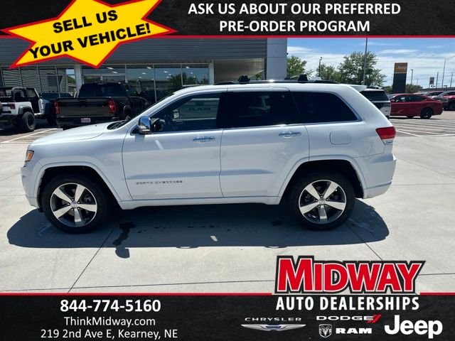 Used 2016 Jeep Grand Cherokee Overland with VIN 1C4RJFCT7GC504616 for sale in Kearney, NE