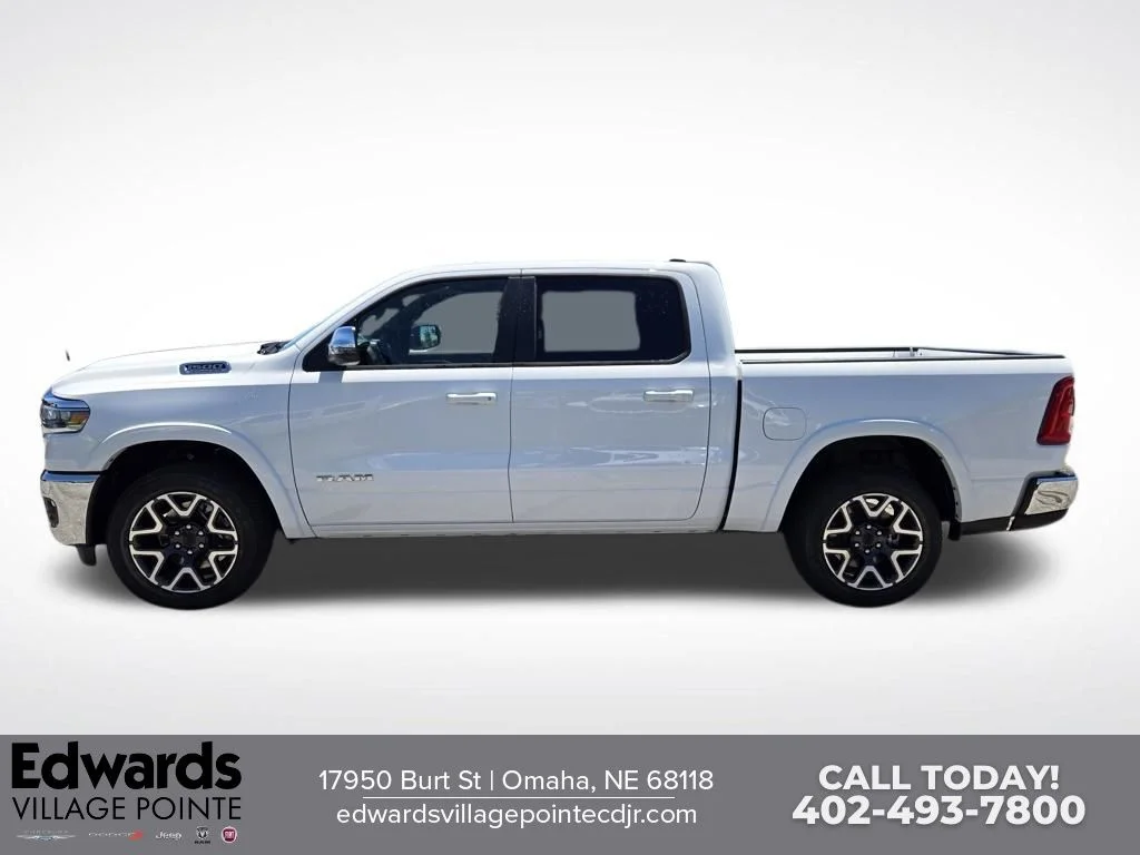 New 2026 Bright White Clear-Coat Exterior Paint RAM Laramie image 6
