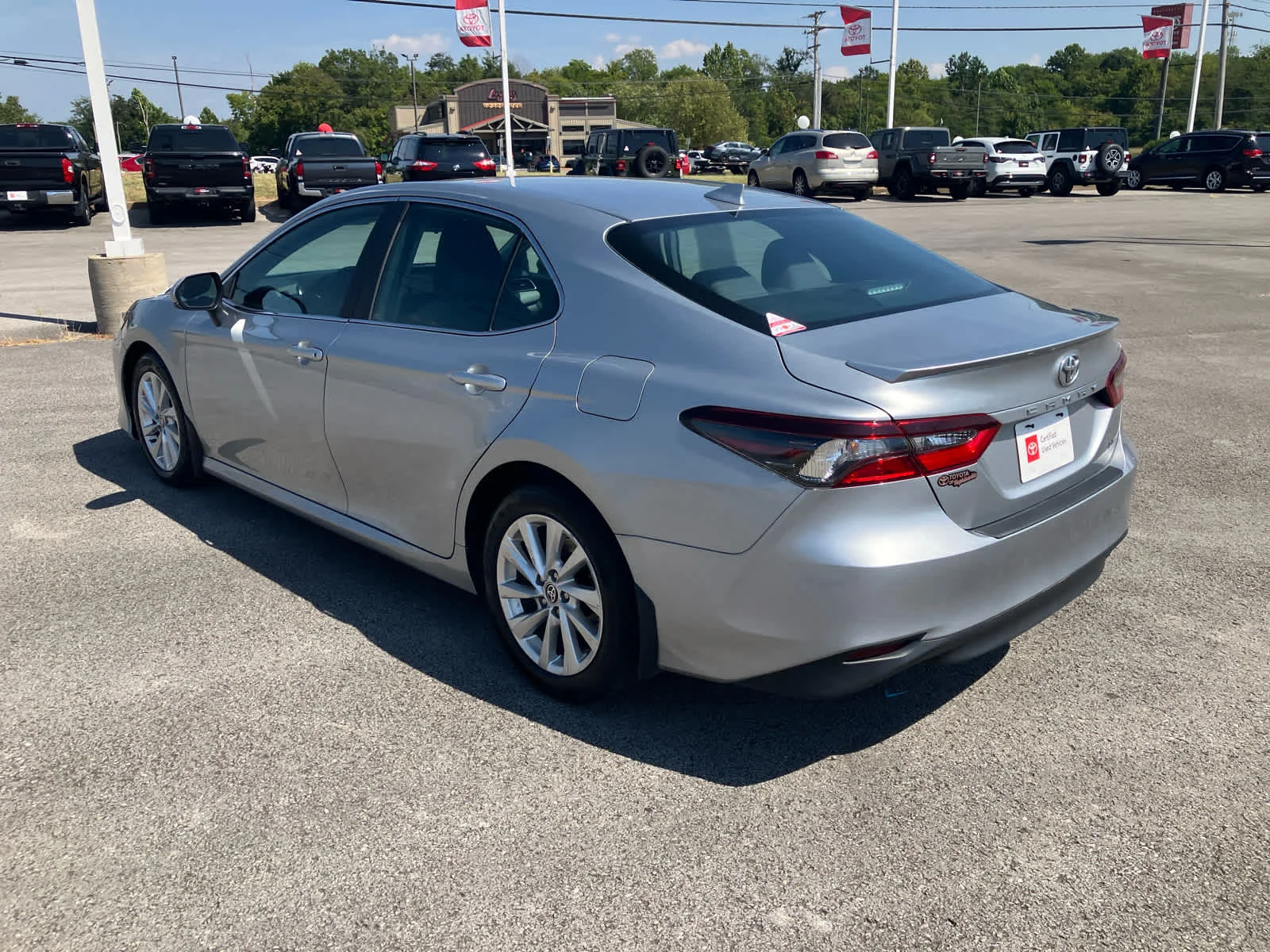 Used 2023 Celestial Silver Metallic Toyota LE image 5