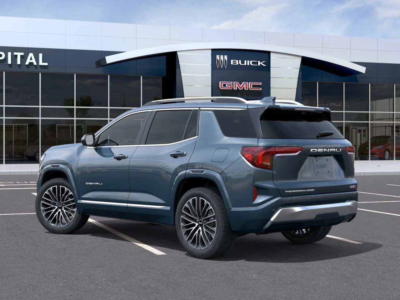New 2027 DOWNPOUR METALLIC GMC AWD Denali image 4