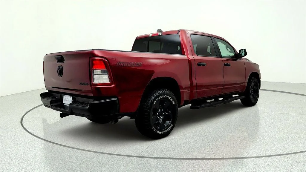 Used 2024 Delmonico Red Pearlcoat Ram Tradesman 4x4 Crew Cab 5