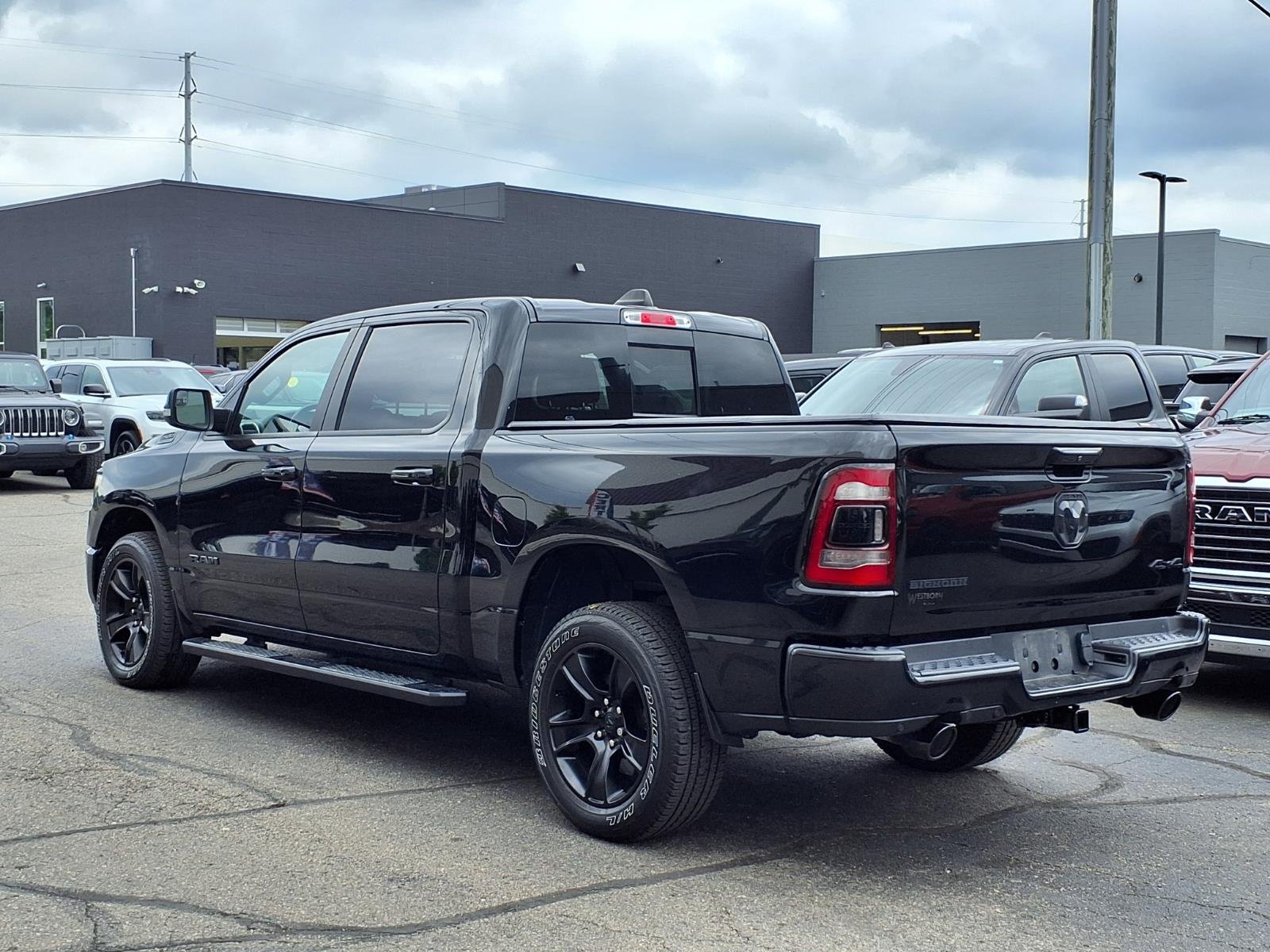 Certified Used 2021 Diamond Black Crystal Pearl Coat Ram Big Horn image 2