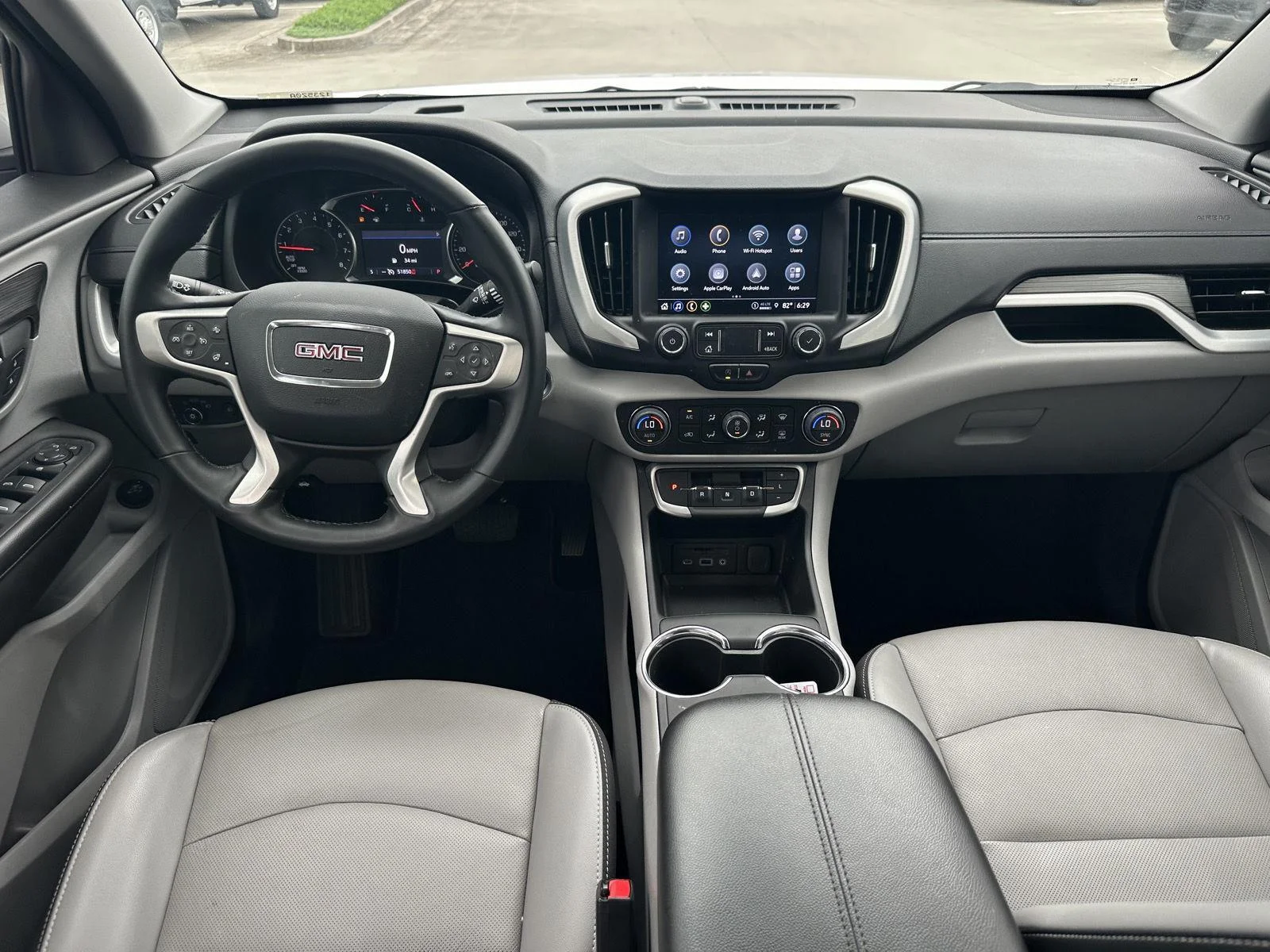 Used 2023 White Frost Tricoat GMC SLT image 12