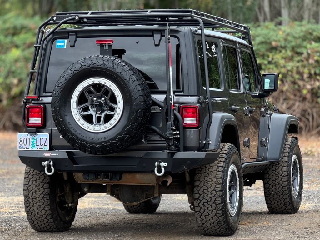 Used 2018 Granite Crystal Metallic Clearcoat Jeep Unlimited Sport S image 6