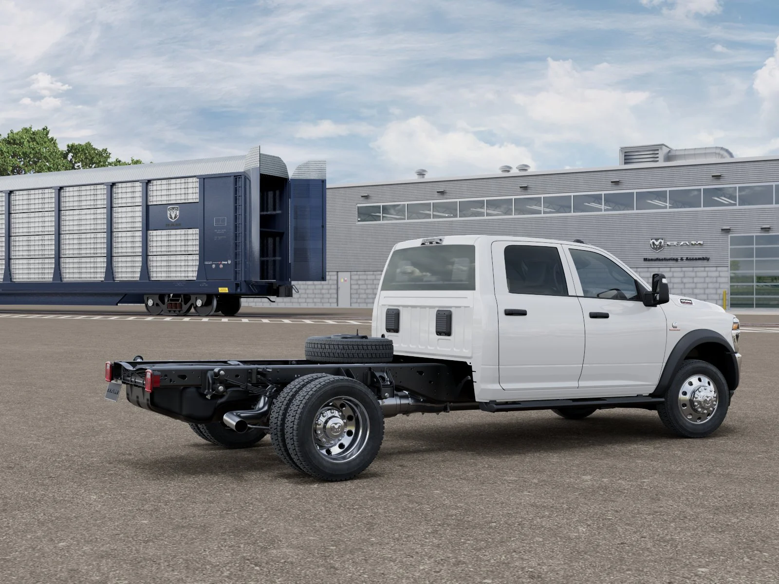 New 2027 Bright White Clear-Coat Paint RAM Tradesman image 2