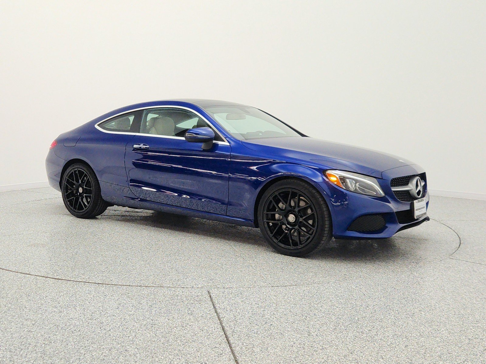 Used 2017 Brilliant Blue Metallic Mercedes-Benz C 300 Coupe image 3