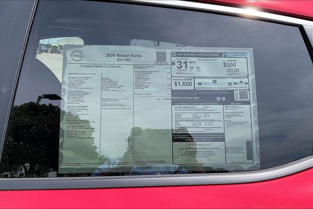 New 2026 Scarlet Ember Tintcoat Nissan SV image 13