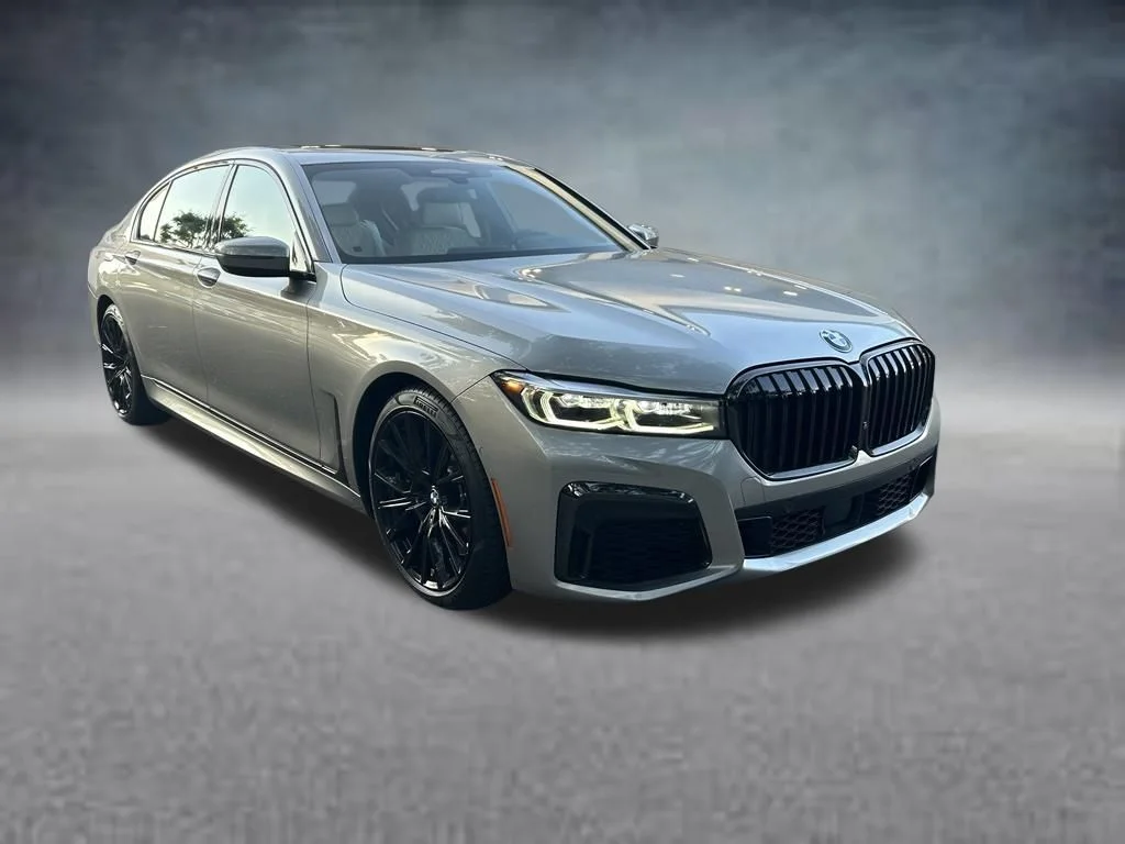 Used 2022 Donington Gray Metallic BMW 740i image 2
