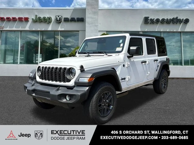 New 2026 Bright White Clearcoat Jeep Sport S image 1