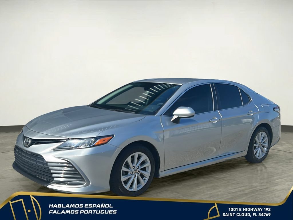 Used 2021 Toyota Camry LE with VIN 4T1C11AK2MU485204 for sale in St. Cloud, FL