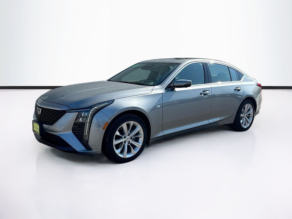 Used 2025 Silver Cadillac Premium Luxury image 1