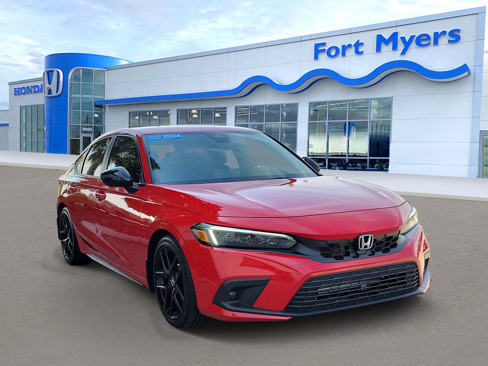 Certified Used 2024 Rallye Red Honda 2.0L SPORT image 32