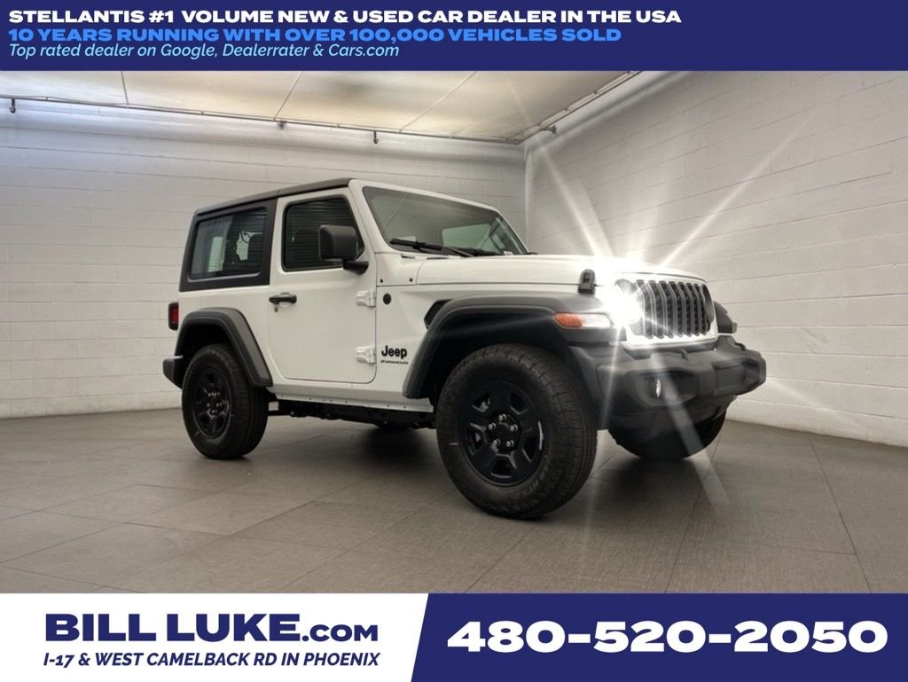 New 2026 Bright White Clear-Coat Exterior Paint Jeep Sport image 1