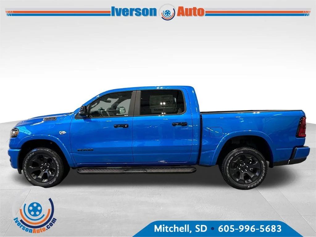 New 2026 Hydro Blue Pearl-Coat Exterior Paint RAM Big Horn/Lone Star image 4