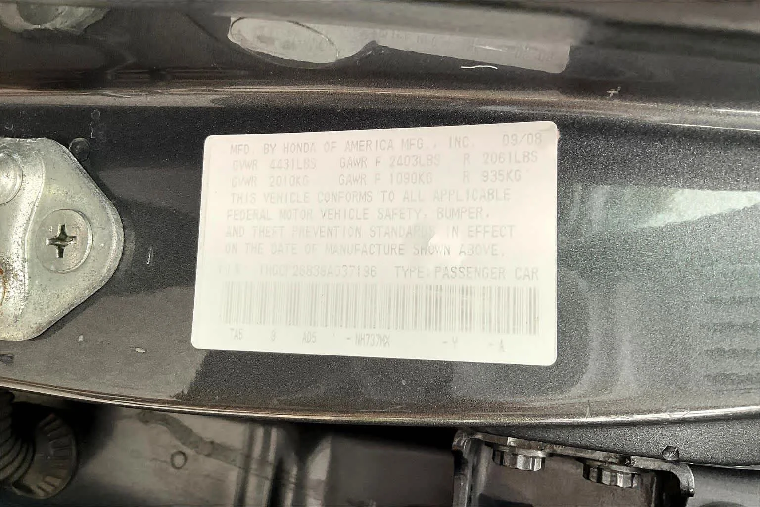 Used 2009 Polished Metal Metallic Honda EX-L image 32