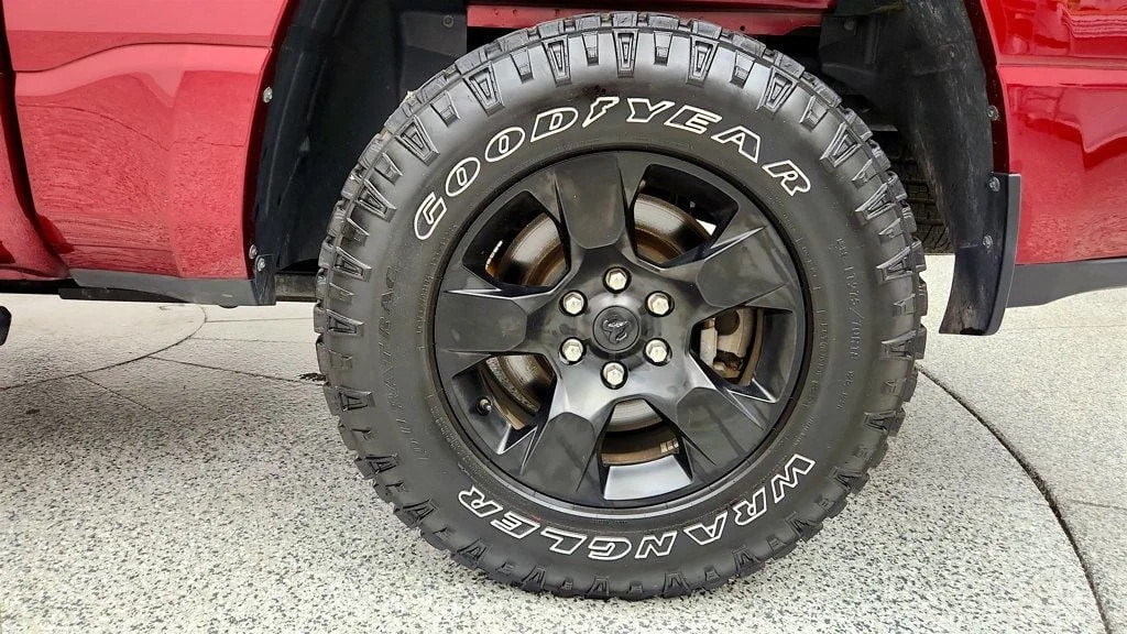 Used 2024 Delmonico Red Pearlcoat Ram Tradesman 4x4 Crew Cab 5