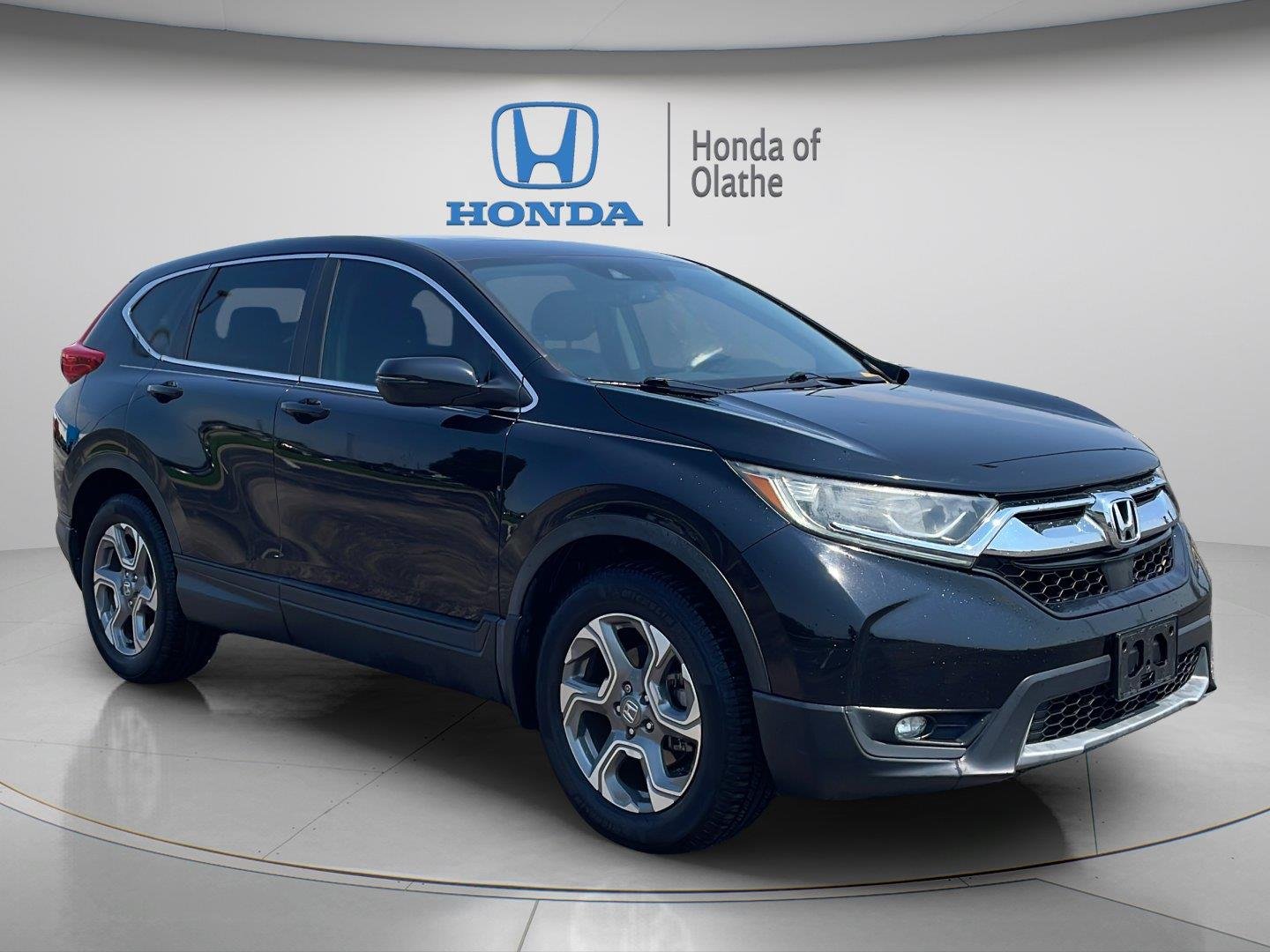 Certified Used 2018 Crystal Black Pearl Honda EX-L image 1