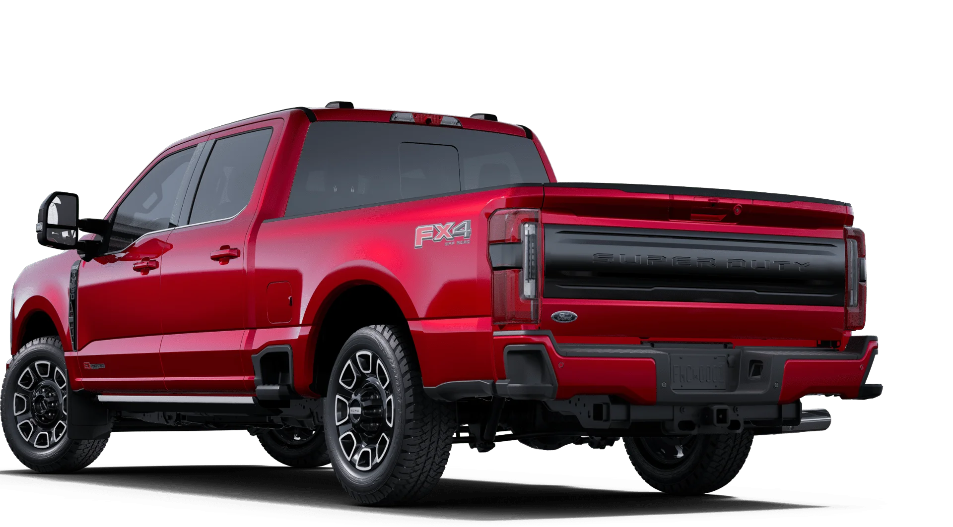New 2025 Ruby Red Metallic Tinted Clearcoat Ford F-250® Platinum® image 2