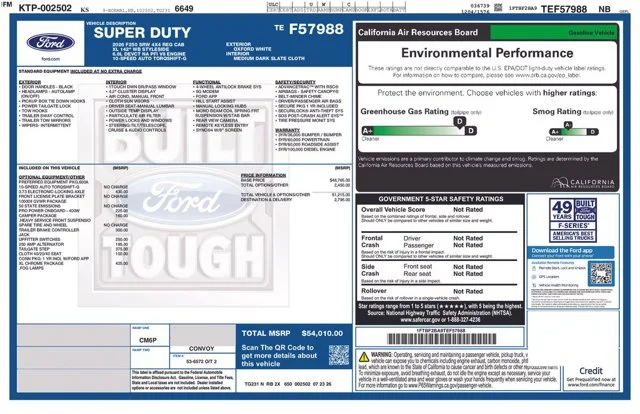 New 2026 Oxford White Ford F-250® XL image 58