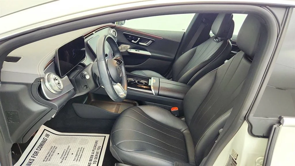 Used 2023 Polar White Mercedes-Benz EQE 350 4MATIC®+ Sedan w/ Driver Assistance & DIGITAL LIGHT image 19