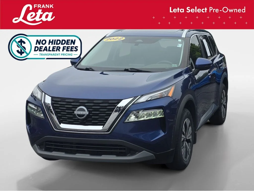 Used 2022 Caspian Blue Metallic Nissan SV image 1