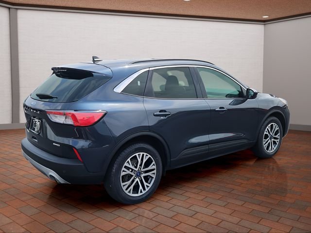 Used 2022 Blue Metallic Ford SEL image 3