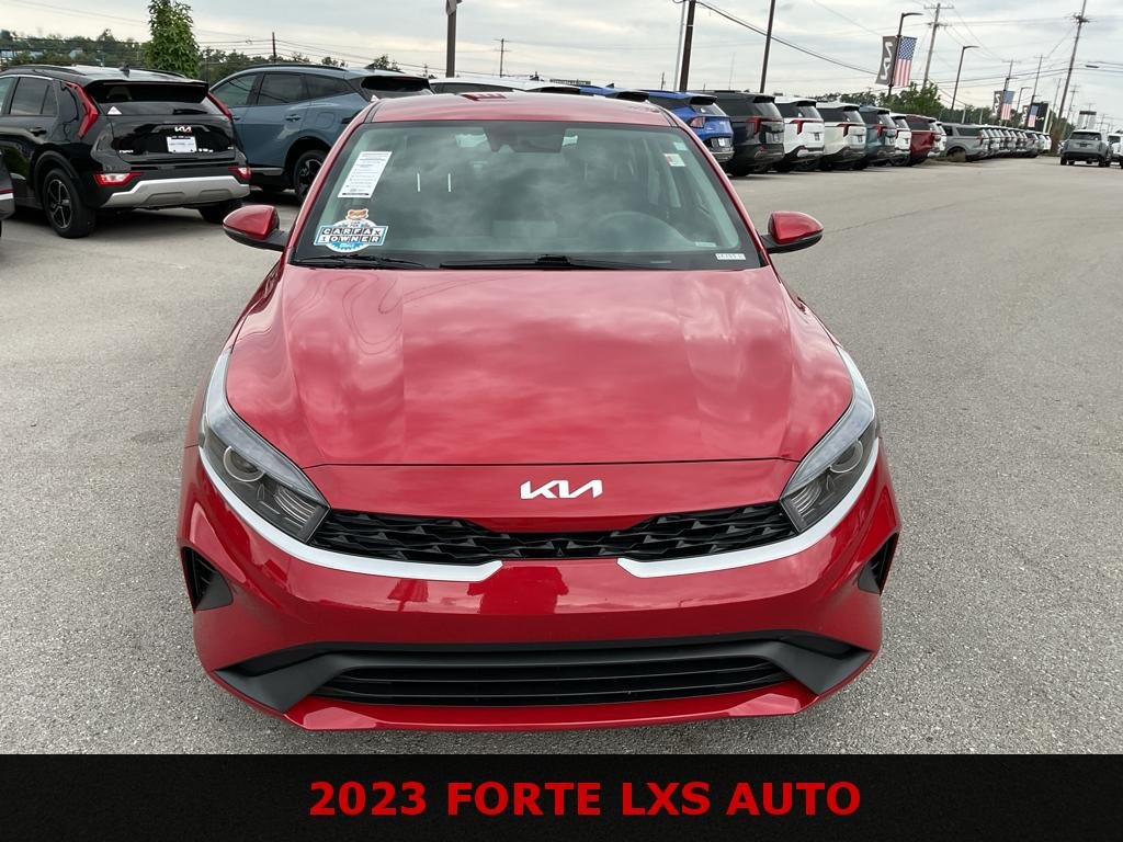 Certified Used 2023 Currant Red Kia LXS image 3