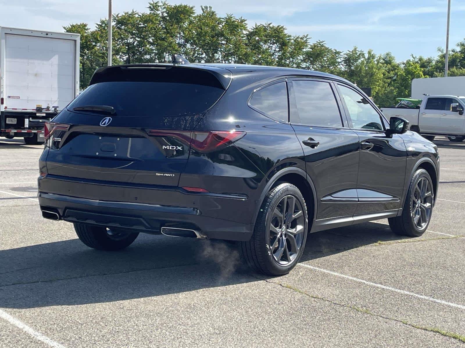 Used 2022 Majestic Black Pearl Acura w/A-Spec Package image 3