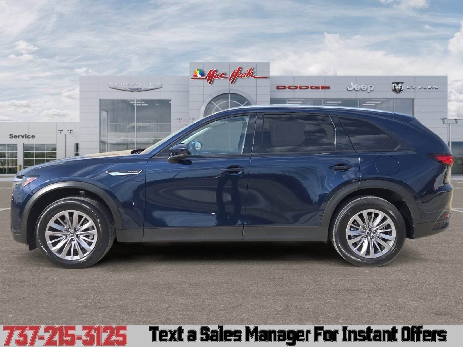 Used 2025 Mazda CX-90 Preferred Package with VIN JM3KKBHA9S1251874 for sale in Georgetown, TX