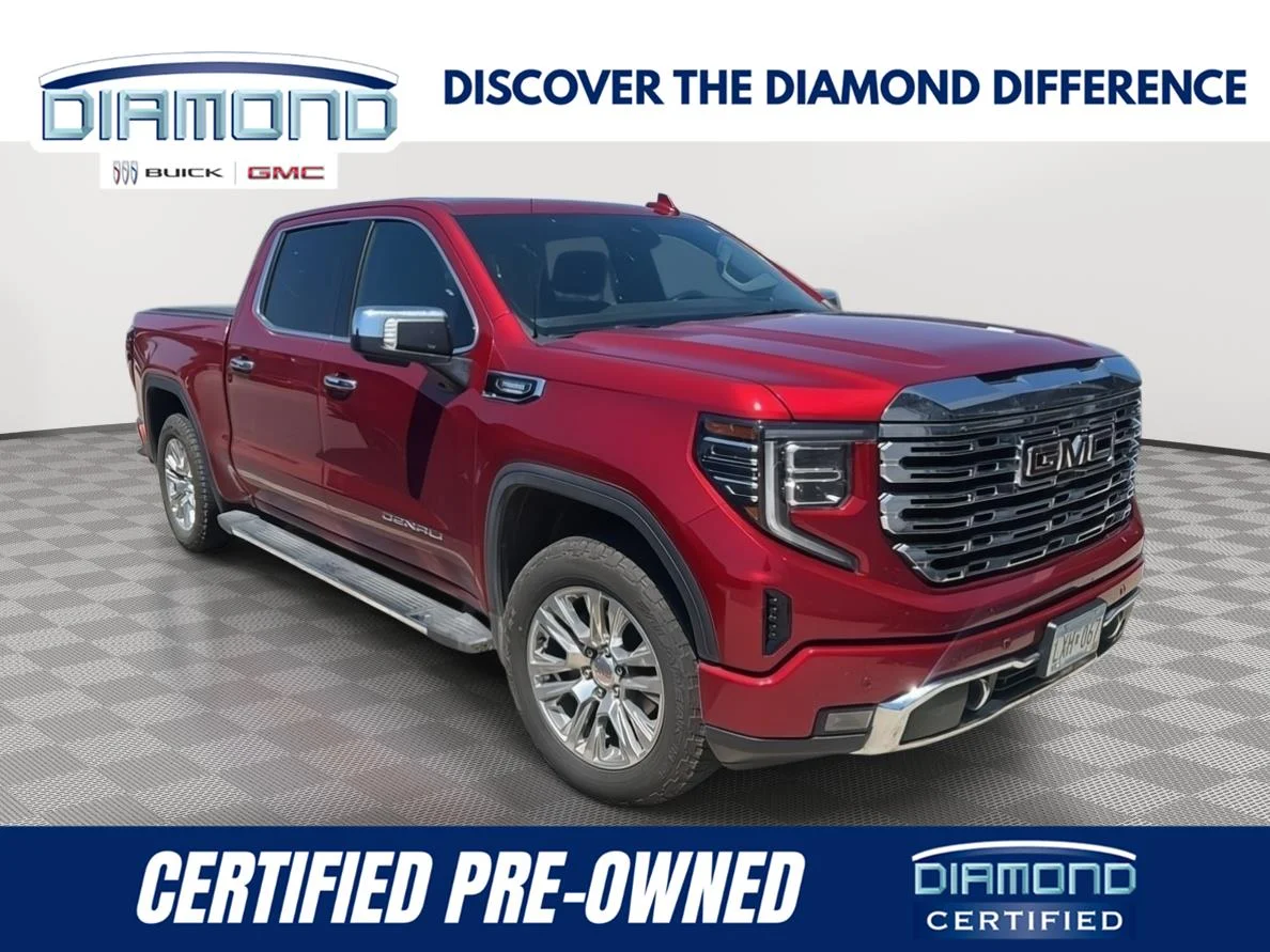 Used 2024 Volcanic Red Tintcoat GMC Denali image 1