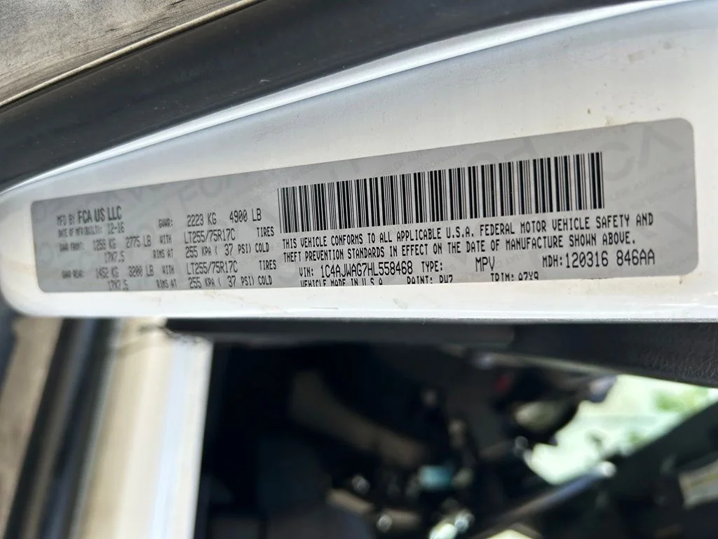 Used 2017 White Jeep Sport image 31