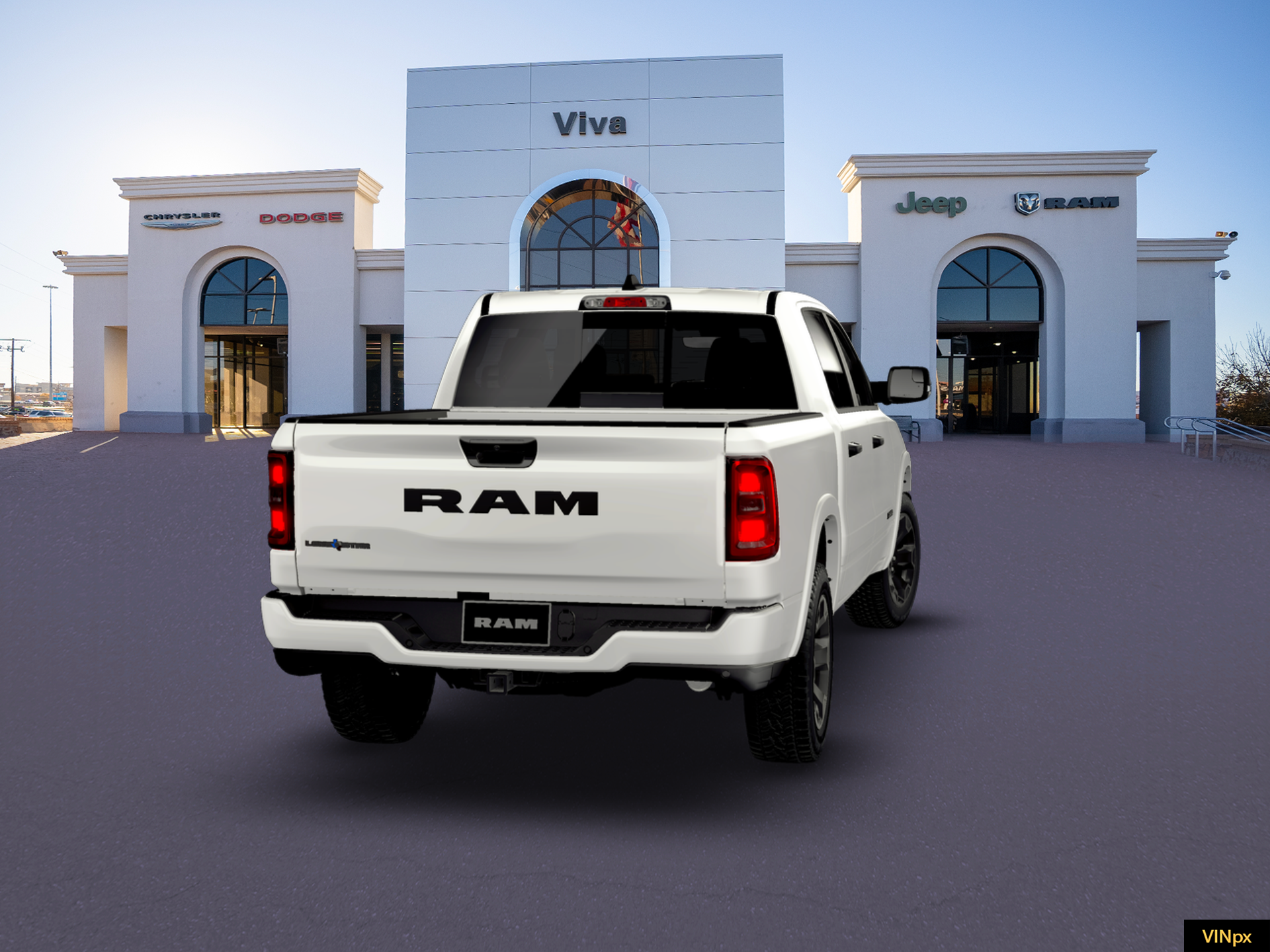 New 2026 Bright White Clear-Coat Exterior Paint RAM Big Horn/Lone Star image 14