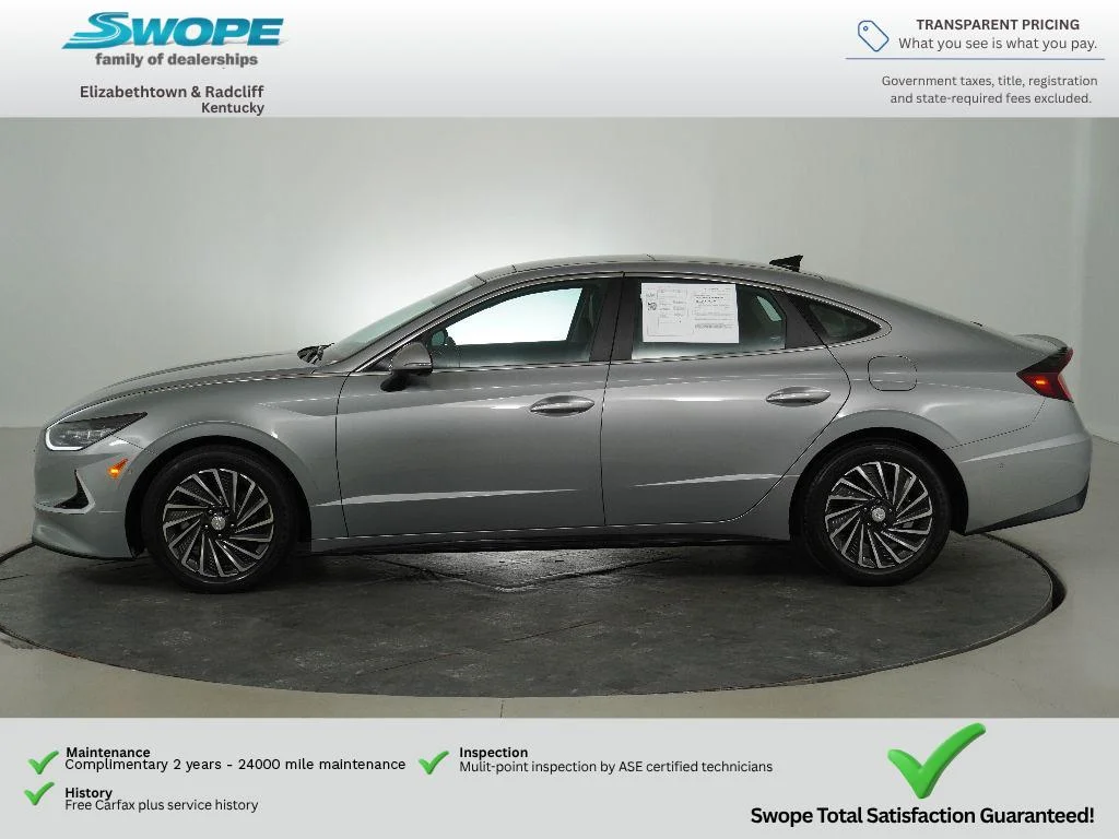 Certified Used 2023 Curated Silver Hyundai Limited image 6