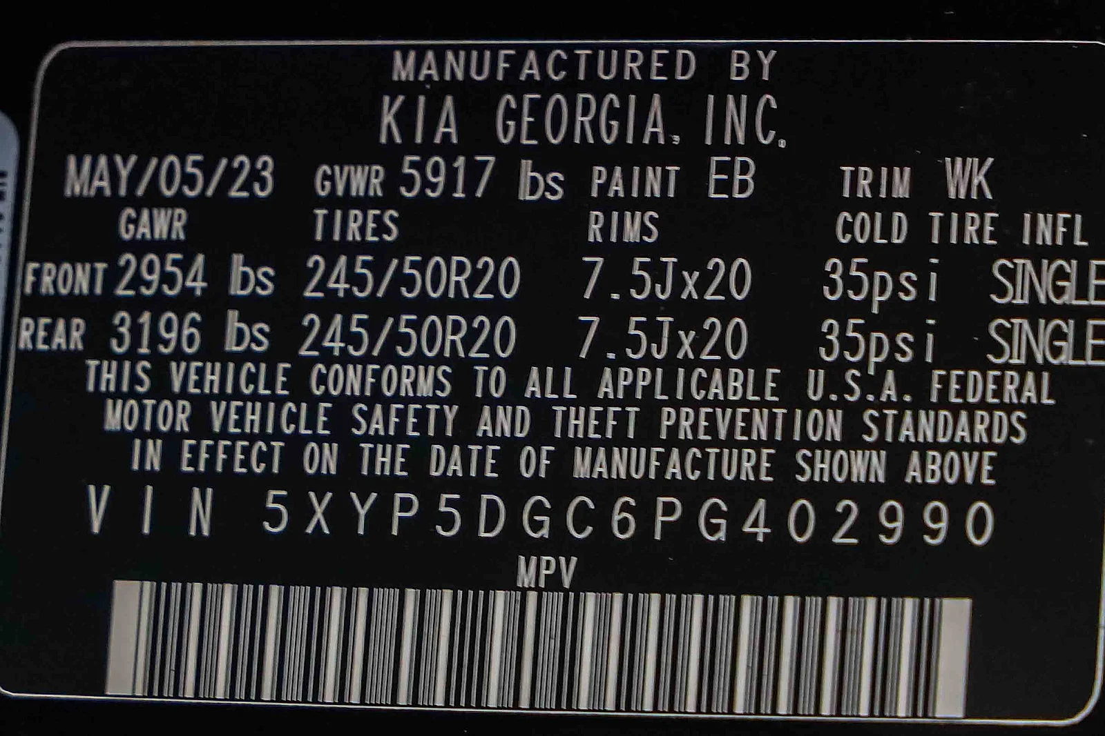 Certified Used 2023 Ebony Black Kia SX Prestige X-Line image 30