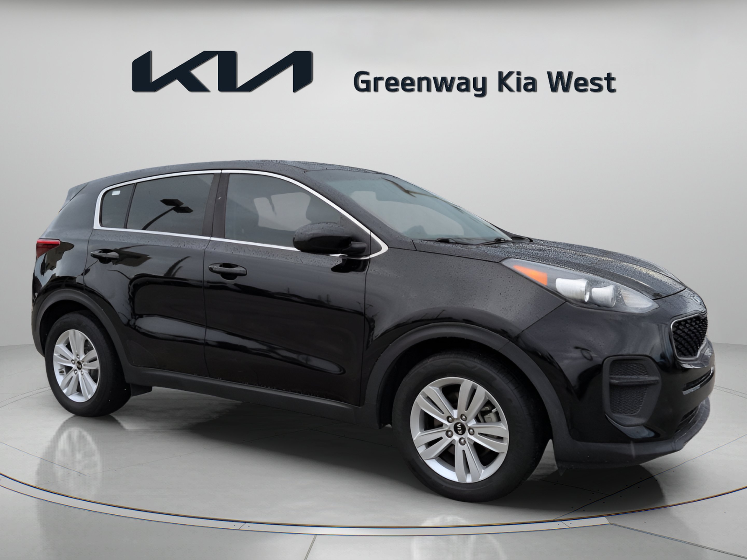 Used 2018 Black Cherry Kia LX image 2