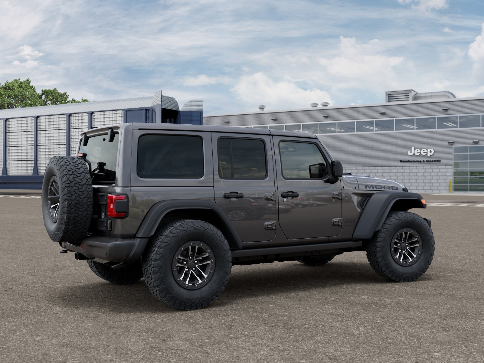 New 2026 Granite Crystal Metallic Clear-Coat Exterior Paint Jeep Moab 392 image 3