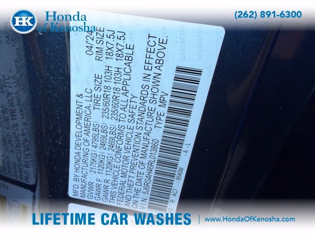 Used 2024 Canyon River Blue Metallic Honda EX image 3