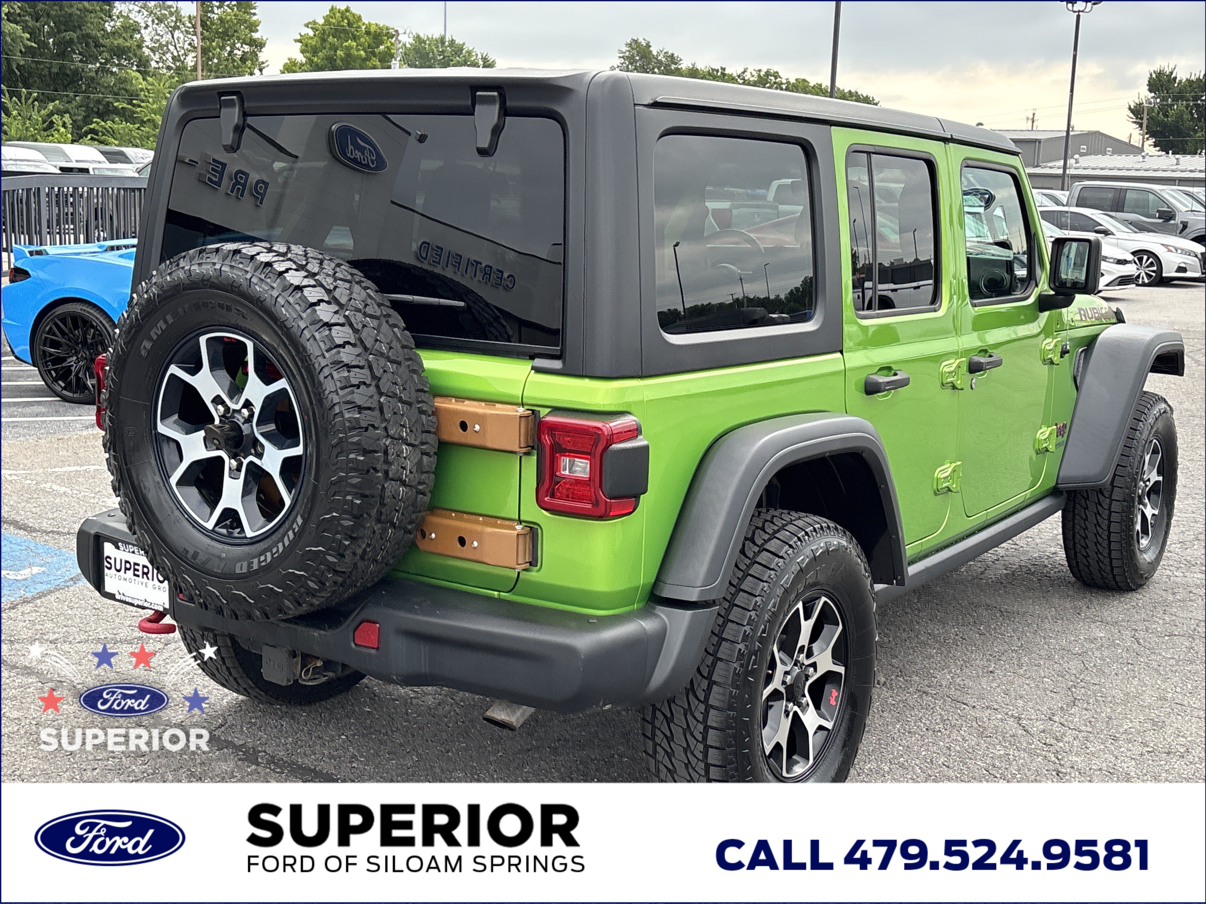 Used 2019 Mojito! Clearcoat Jeep Rubicon image 3