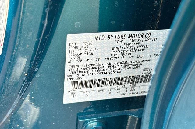 New 2026 Adriatic Blue Metallic Ford Select image 47