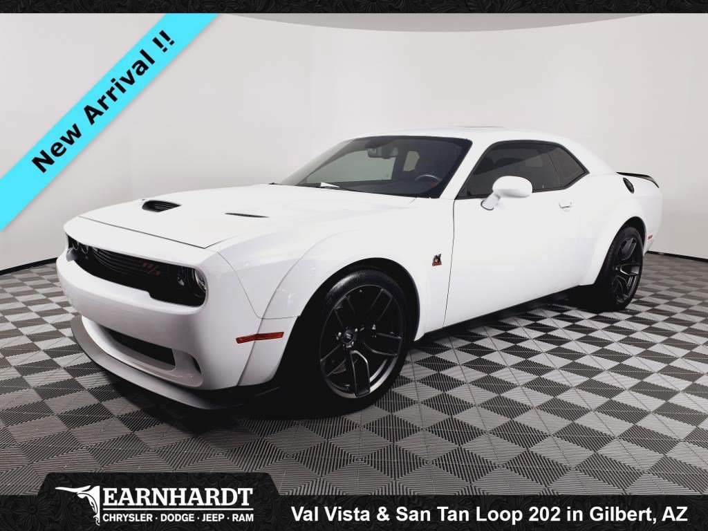 Used 2021 White Knuckle Clearcoat Dodge R/T Scat Pack Widebody image 1