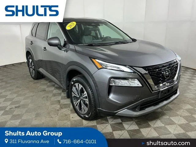 Certified Used 2021 Gray Nissan SV image 1