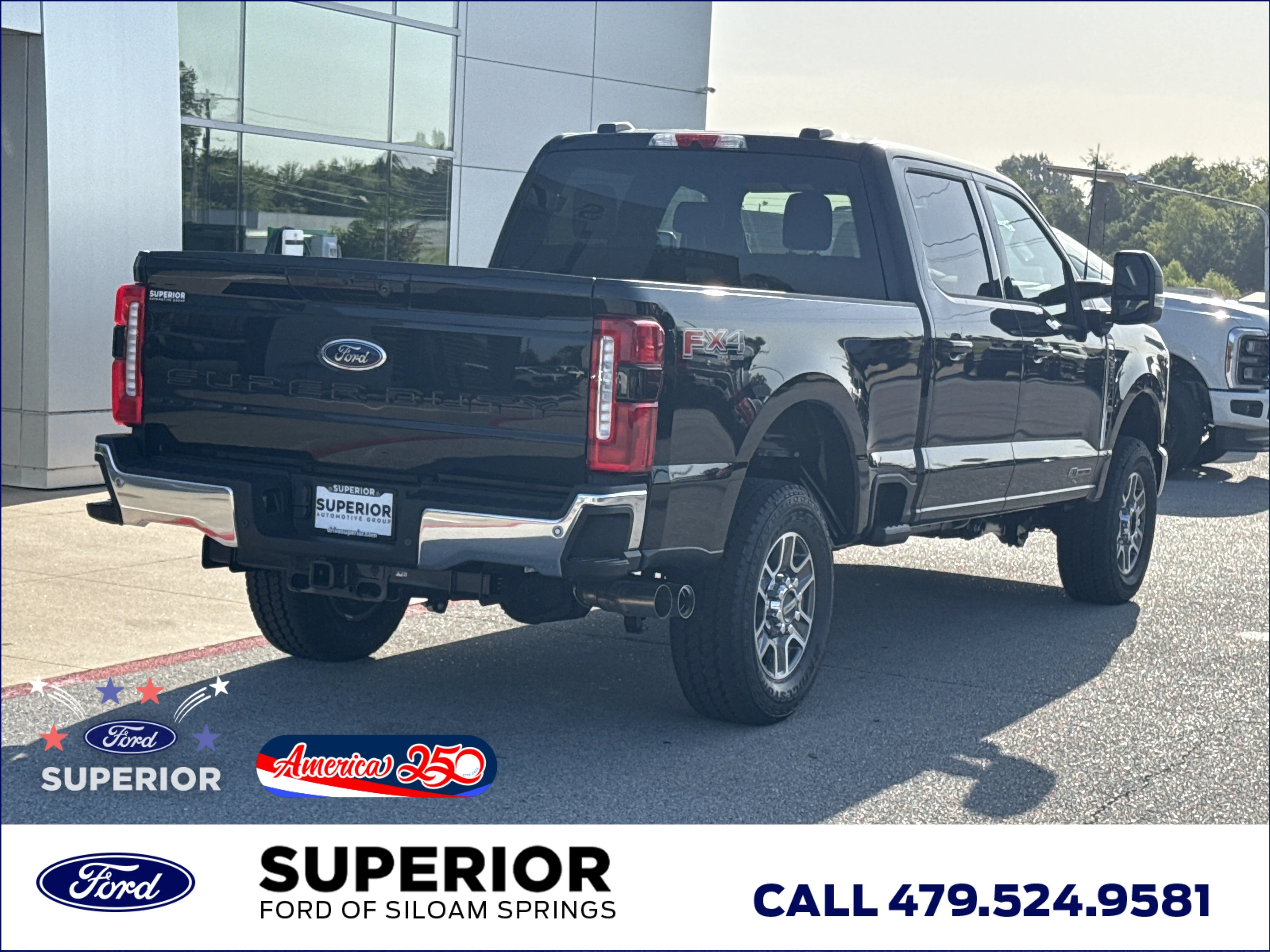 New 2026 Agate Black Metallic Ford Lariat 4WD image 3