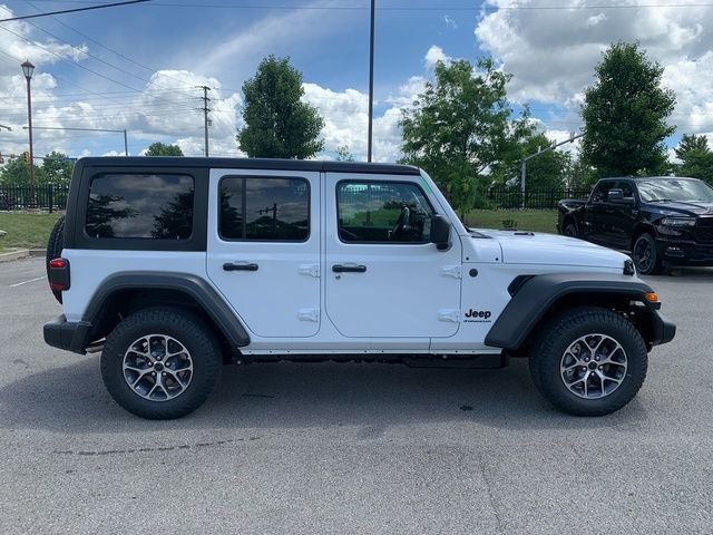 New 2026 Bright White Clear-Coat Exterior Paint Jeep Sport S image 8