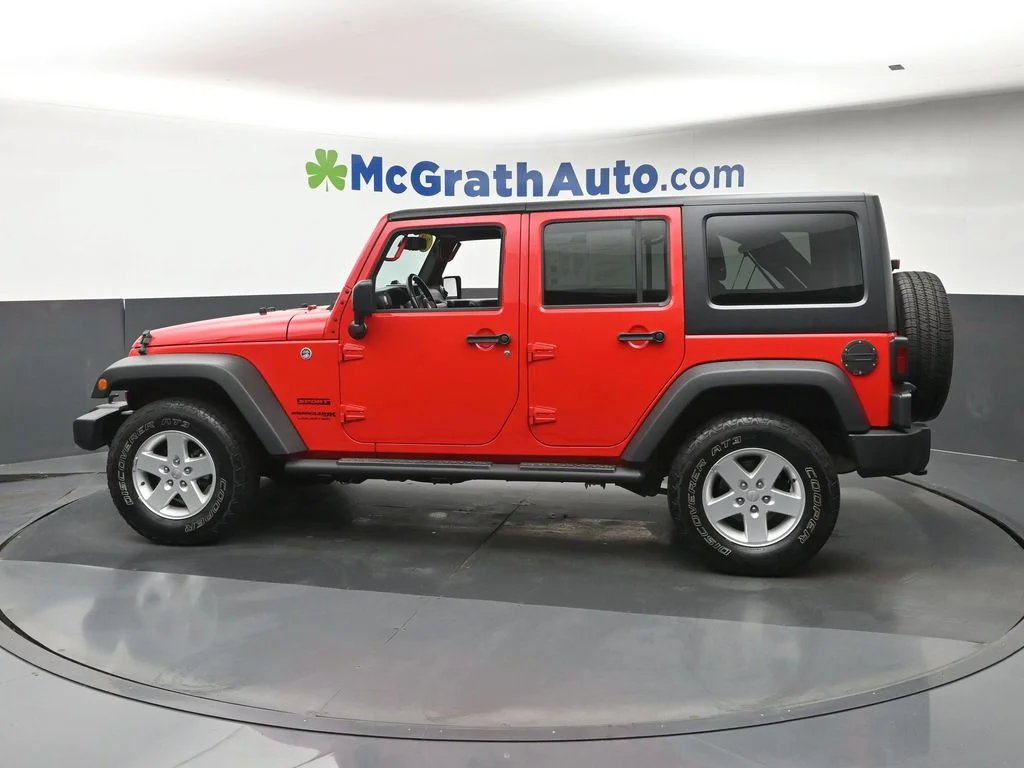 Certified Used 2018 Red Jeep Unlimited Sport image 22
