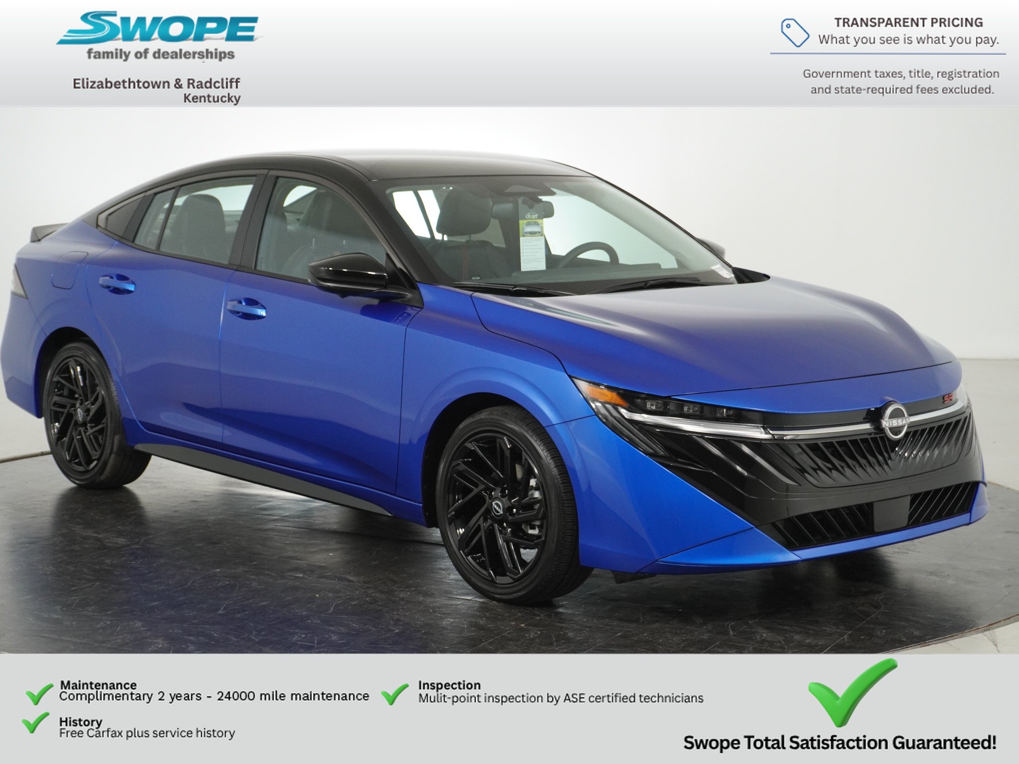 New 2027 Bluestone Pearl / Super Black Two-tone Nissan SR Midnight Edition image 1