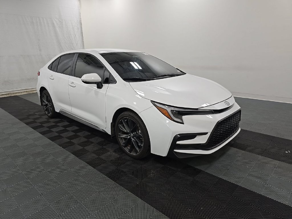 Used 2024 White Toyota SE image 2