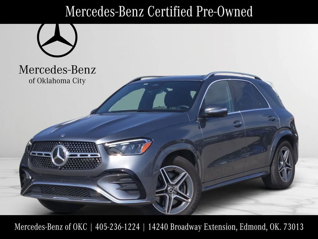 Certified Used 2025 Selenite Grey Metallic Mercedes-Benz GLE 350 image 1