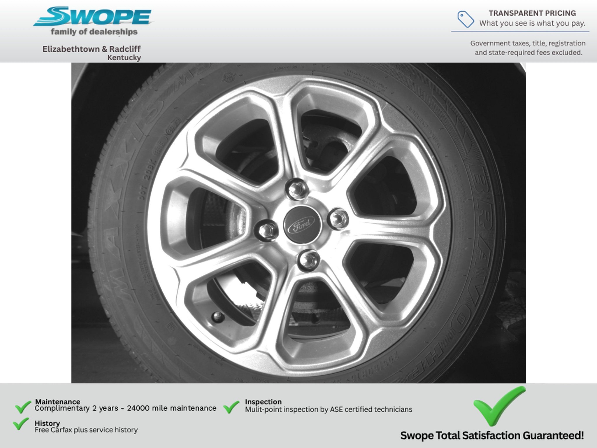 Used 2018 Diamond White Ford SE image 24